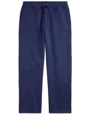 Polo Ralph Lauren Logo-Embroidered Track Trousers - Blue
