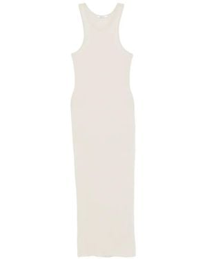 Entire studios Robe Sans Manches À Coupe Mi-Longue - White