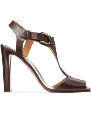 Ralph Lauren 100Mm Emilie Sandals - Brown