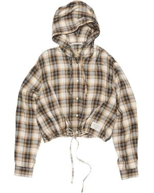 Acne Studios Hooded Overshirt - Metallic