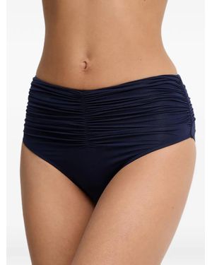 Melissa Odabash Gerafftes Bikinihöschen - Blau