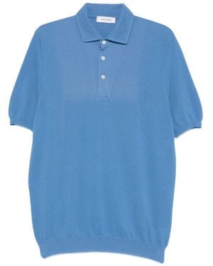 Gran Sasso Poloshirt Met Korte Mouwen - Blauw