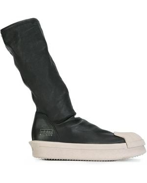 Rick Owens X Adidas High-Top-Stiefel - Weiß