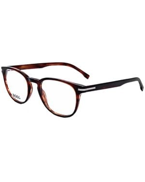 BOSS Wayfarer-Frame Glasses - Brown