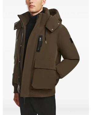 Rudsak Ash Hooded Bomber Jacket - Green