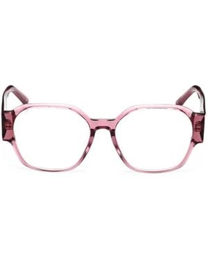 MCM Bril Met Geometrisch Montuur - Roze