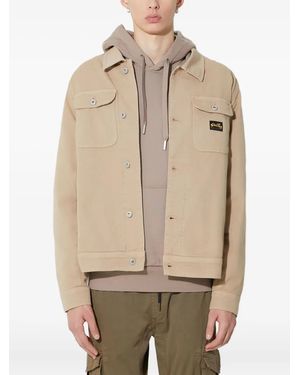 Stan Ray Patch-pocket shirt jacket - Neutro