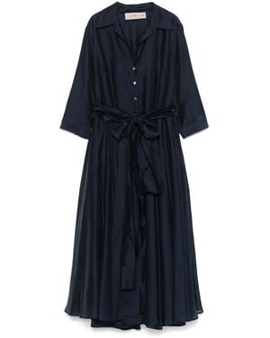 Blanca Vita Flared Midi Dress - Blue