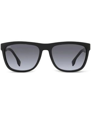 BOSS 1439/S Rectangle-Frame Sunglasses - Black