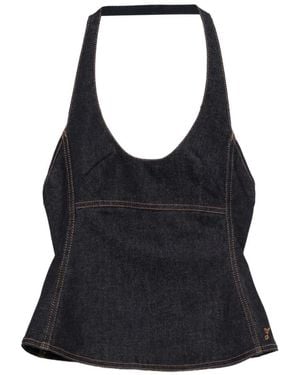 Jacquemus The Lavoir De Nîmes Denim Top - Black