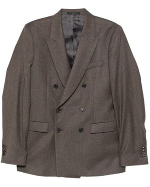 Paul Smith Doppelreihiges Sakko Mit Steigendem Revers - Grau