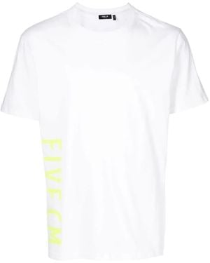 FIVE CM ロゴ Tシャツ - ホワイト