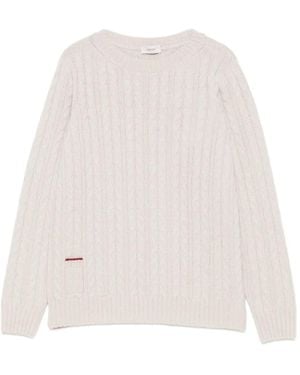 Agnona Jersey con detalle de bolsillo - Blanco