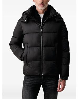 Joop! Hooded Quilted Jacket - Black