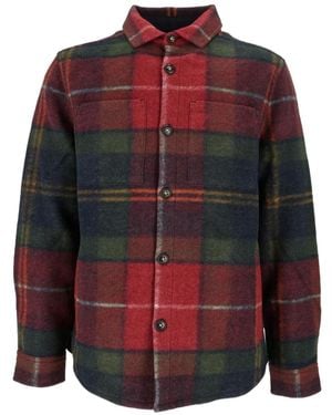 Barbour Woodlane Check Jacket - Red