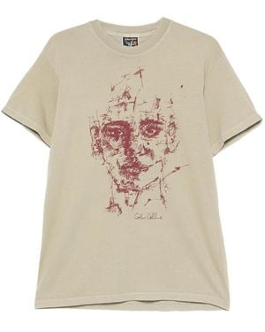 Kidsuper Face-Graphic T-Shirt - White