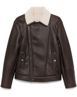 Peserico Shearling Jacket - Black