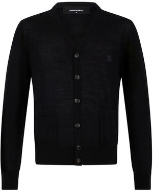 DSquared² Knit Cardigan - Black