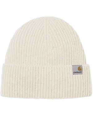 Carhartt Gerippte Gabe Beanie - Weiß