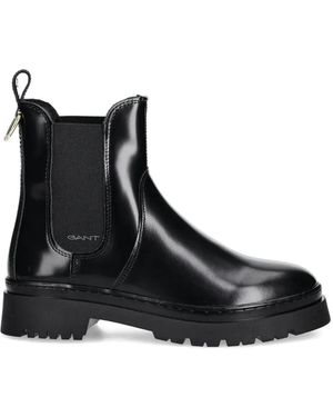 GANT Aligrey Pull-Tab Chelsea Boots - Black