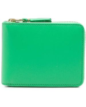 Comme des Garçons Zip-Around Leather Wallet - Green