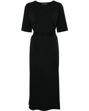 Max Mara ベルテッド Tシャツワンピース - ブラック