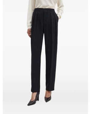 Liviana Conti Pleated Trousers - Blue