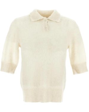 Lardini Half-sleeves sweater - Weiß