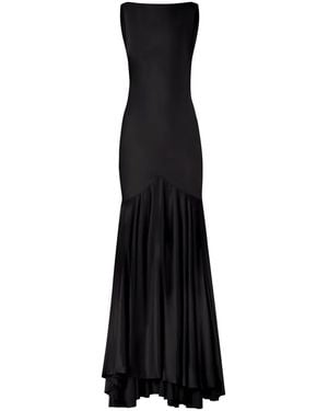 Nina Ricci Rückenfreies Meerjungfrauen-Abendkleid - Schwarz