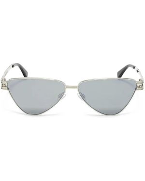 Palm Angels Fontana Geometric-Frame Sunglasses - White