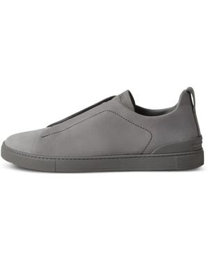 ZEGNA Mélange Second Skin Sneakers - Grau