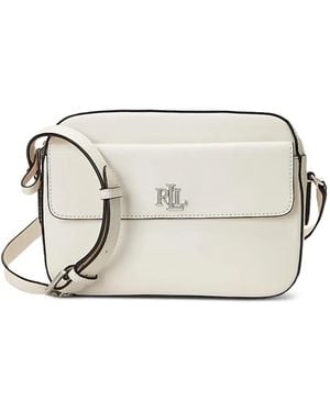 Ralph Lauren Medium Marcy Cross Body Bag - White