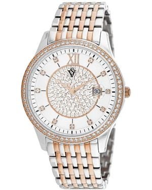 Christian Van Sant Carla 40Mm Watch - Metallic