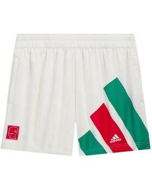 adidas X Brain Dead X Disney Football Shorts - White