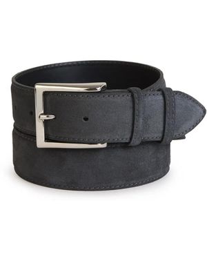 Bontoni Gürtel Aus Wildleder - Schwarz