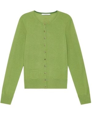 Maliparmi Round-Neck Buttoned Cardigan - Green