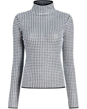 Proenza Schouler Haut Zella À Carreaux - Bleu