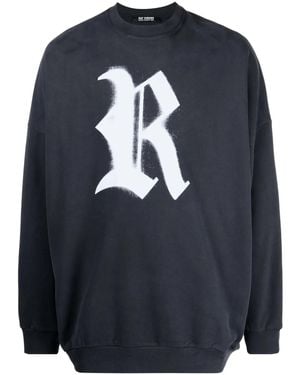 Raf Simons ロゴ スウェットシャツ - ブルー