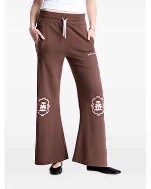 Palm Angels Lions Herald Graphic-Print Track Pants - Red
