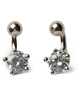 Panconesi Nova Crystal-Embellished Earrings - Metallic