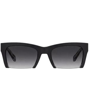 Moschino Rectangle-Frame Sunglasses - Black