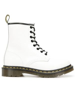 Dr. Martens Botines Con Cordones - Blanco