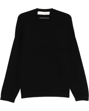 Isabel Benenato Lucca Crew-Neck Sweatshirt - Black