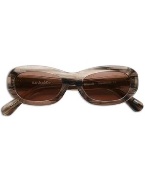 Sun Buddies Miuccia Round-Frame Sunglasses - Brown