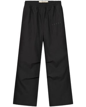 ROUGH Pantalon De Jogging À Taille Élastiquée - Noir