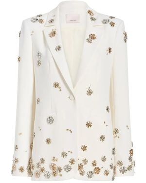 Cinq À Sept Tumbling Flowers Karlie Blazer - Natural