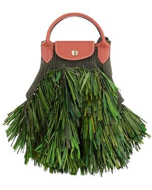 Longchamp Le Pliage Filet L Tote Bag - Green