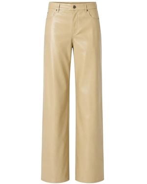 Nanushka Noura Barrel-Leg Pants - Natural