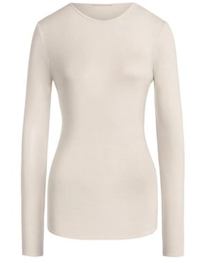 12 STOREEZ Nicole Long-Sleeve Top - White