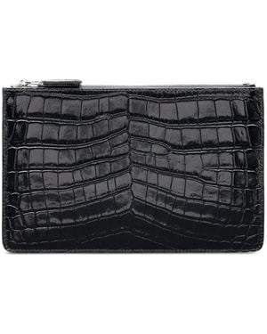 Prada レザー トラベルポーチ - ブラック